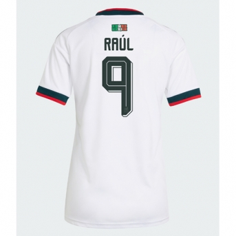 Billige Fotballdrakt Mexico Raul Jimenez #9 Replika Bortedrakt Dame VM 2026 Kortermet